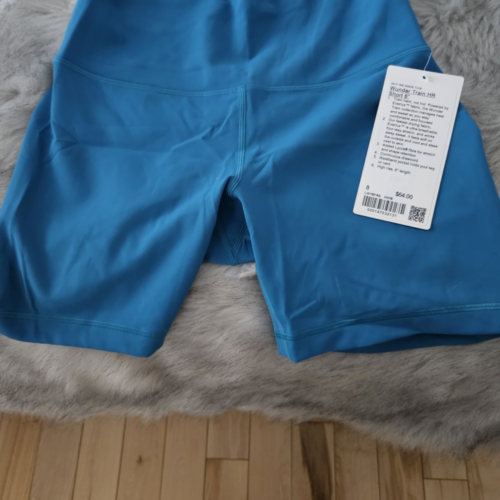lululemon athletica Vibrant Blue Bike Shorts
